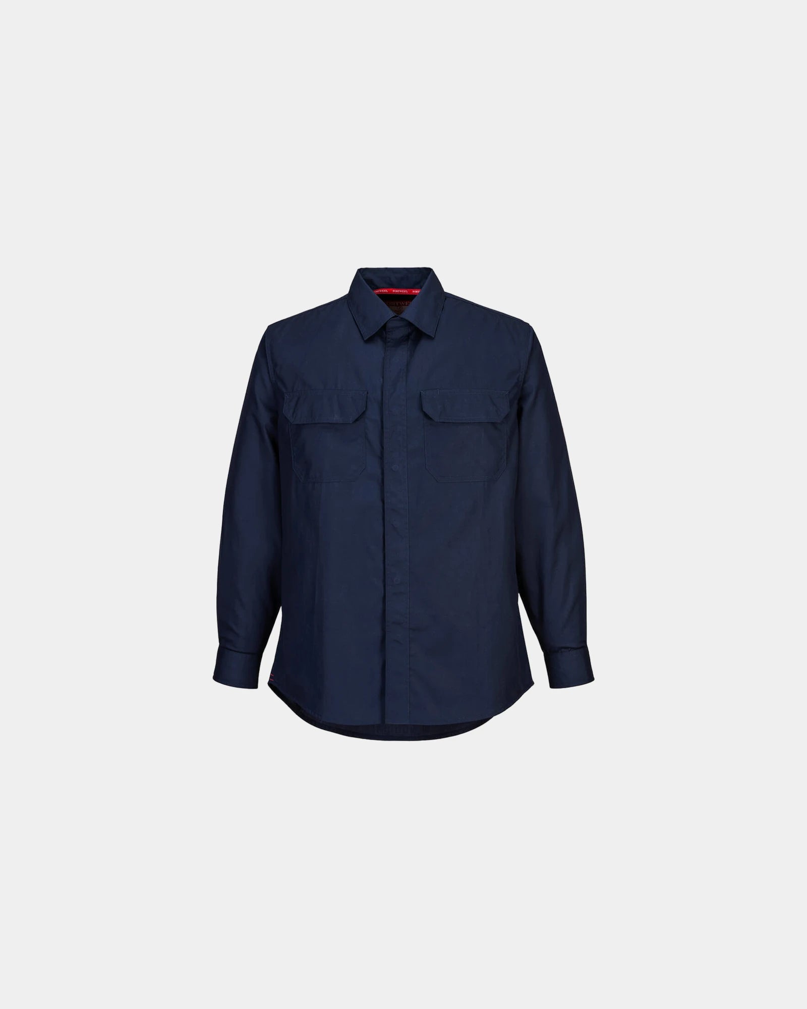 Camicia ignifuga cotone antistatica da personalizzare - Blu Navy
